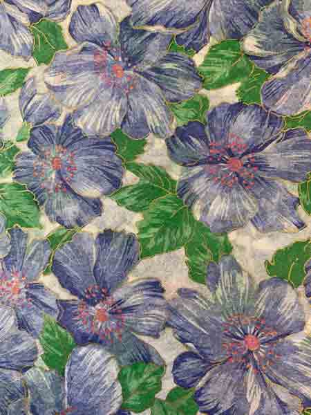 Purple Blue flowers - DecorDecoupage